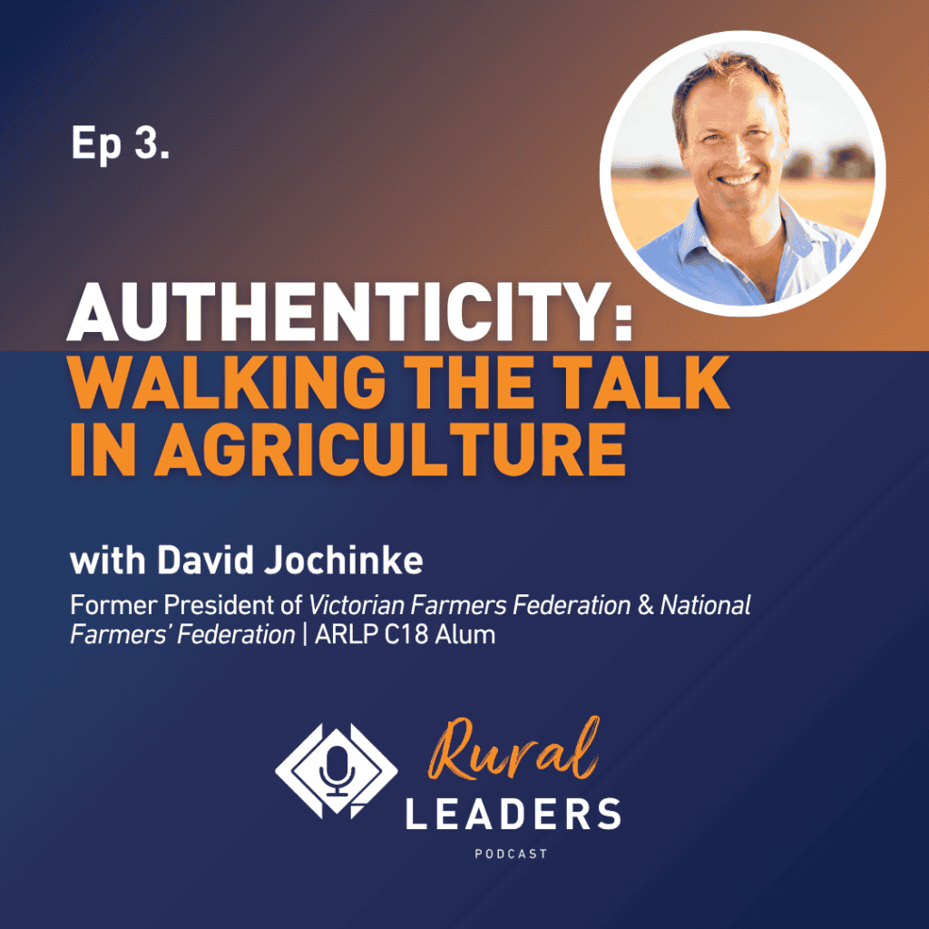 Podcast cover for Rural Leaders episode 3