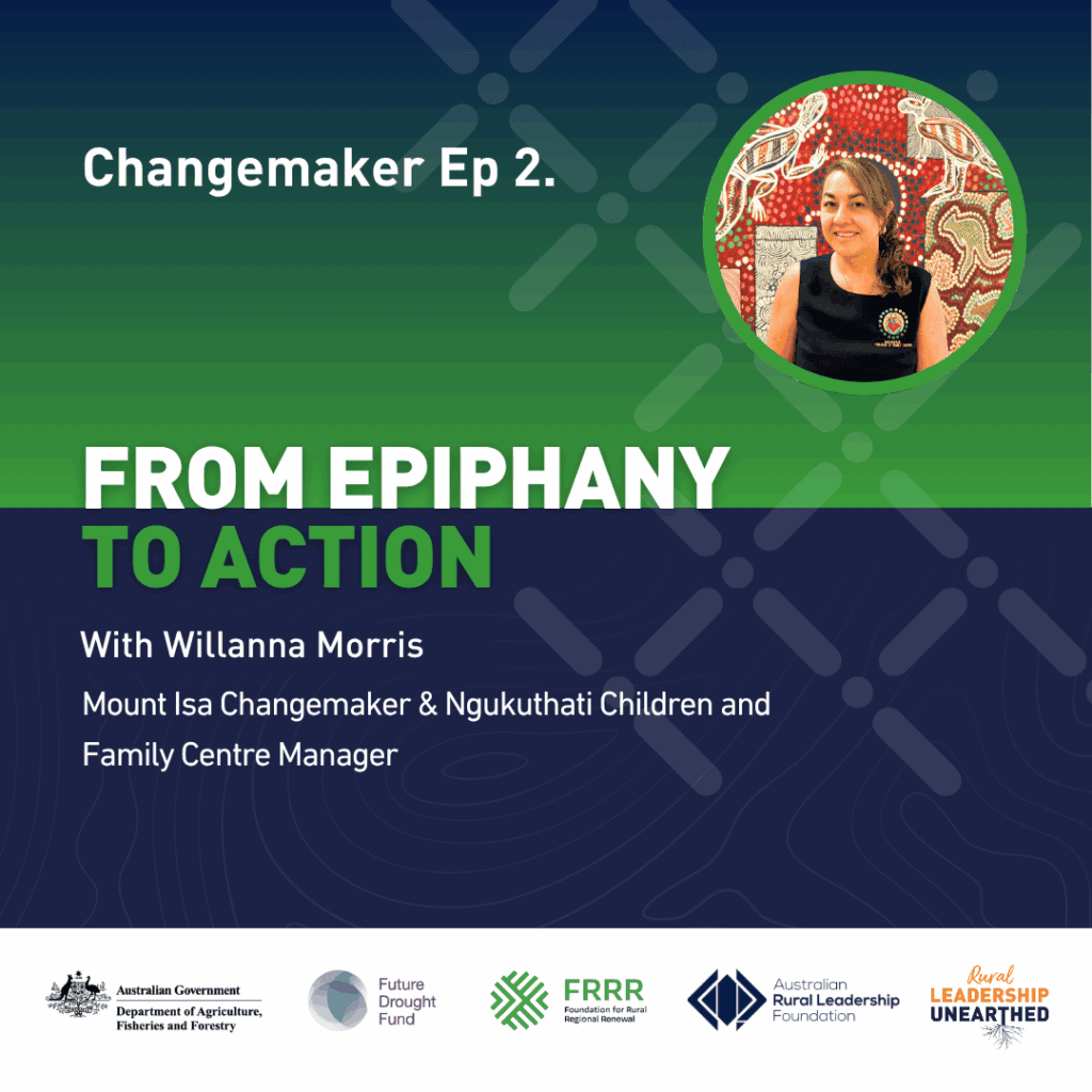 Cover art for Rural Leadership Unearthed Changemaker Episode 2