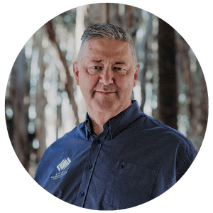 Portrait of person in bushland