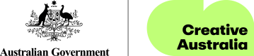 Creative Australia_RGB_Bright Green_Crest-Landscape