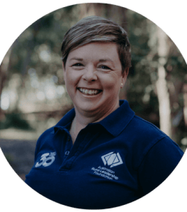 Portrait of person in bushland