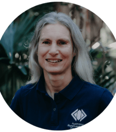 Portrait of person in bushland