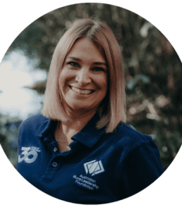 Portrait of person in bushland