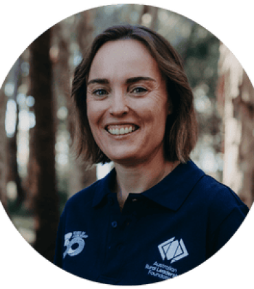 Portrait of person in bushland