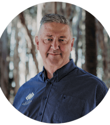 Portrait of person in bushland
