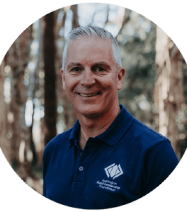 Portrait of person in bushland