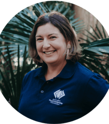 Portrait of person in bushland