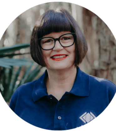 Portrait of person in bushland